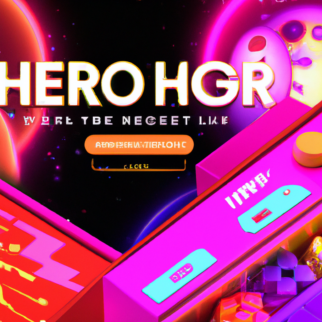 ArcadeWeave hero artwork: neon cabinet collage