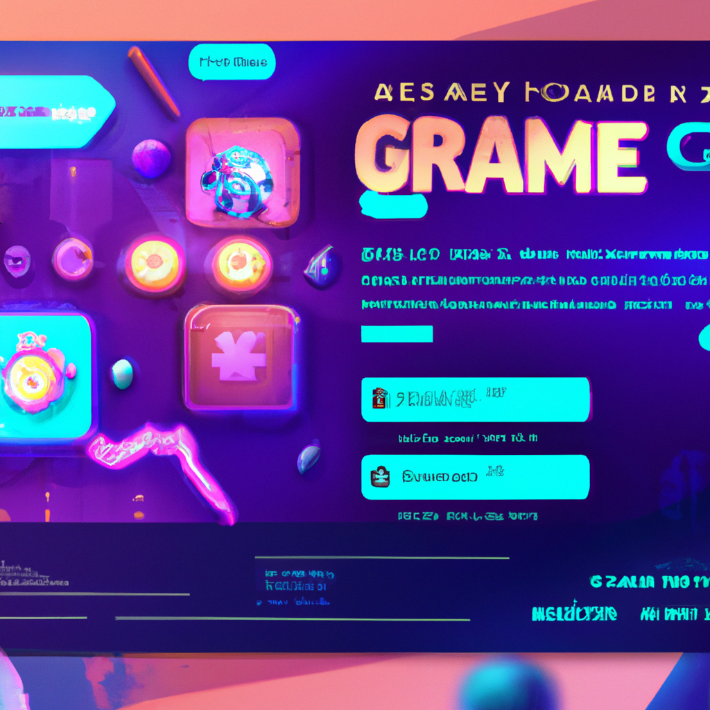 Gallery image: gameplay still with neon accents